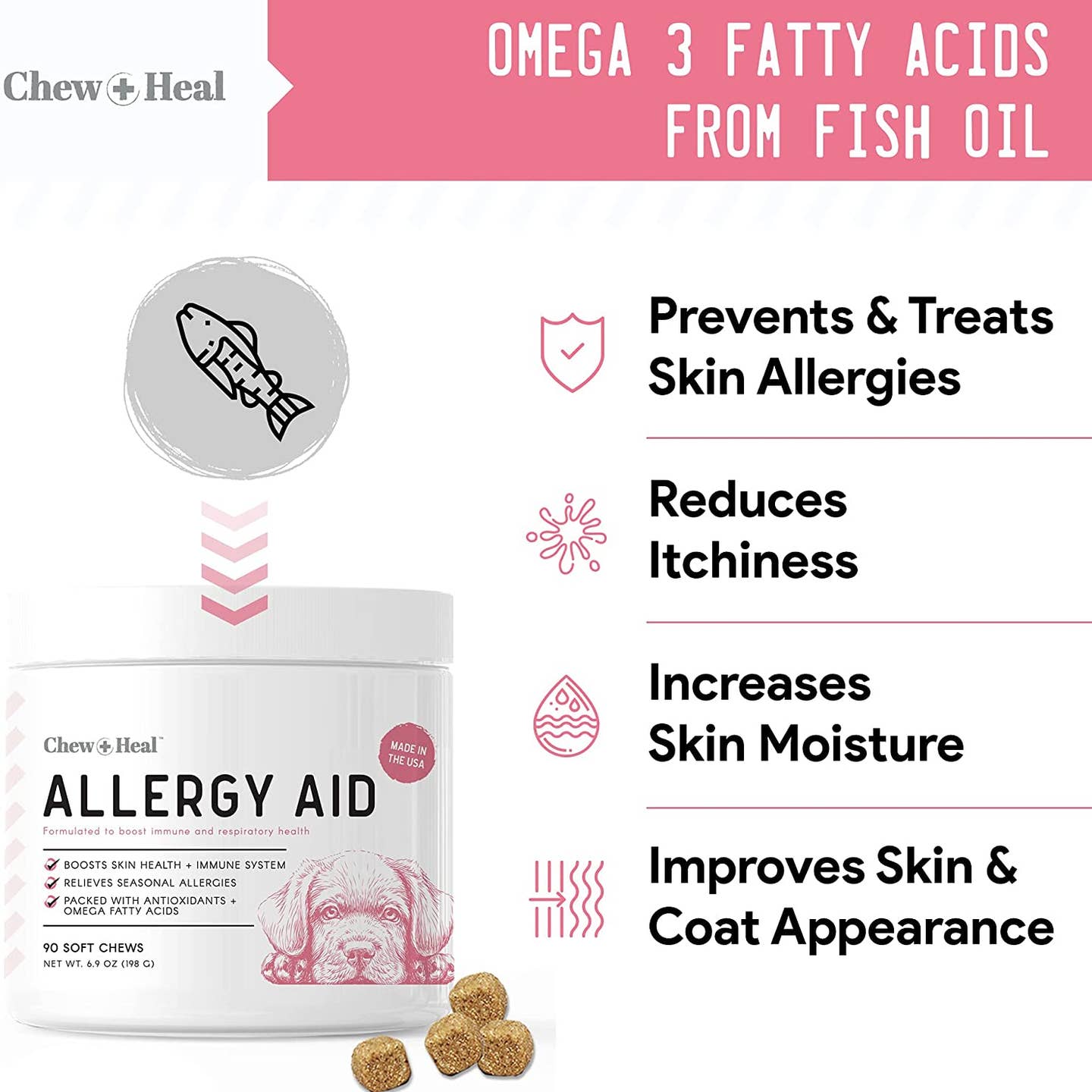 Allergy Chews with Antioxidants Dog Chew