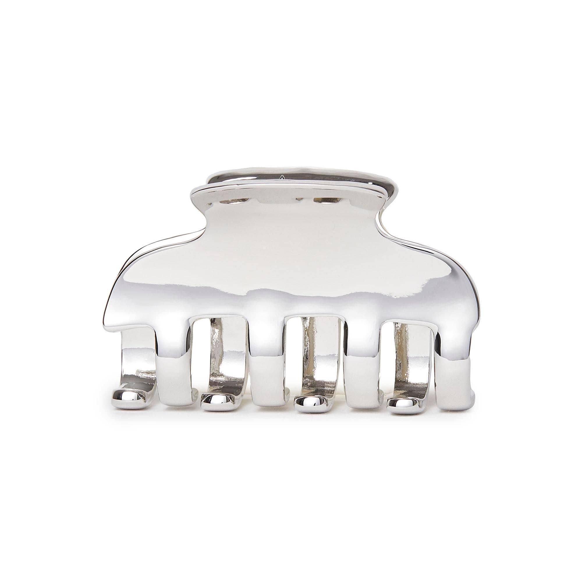 SILVER METAL MINI CLAW CLIP