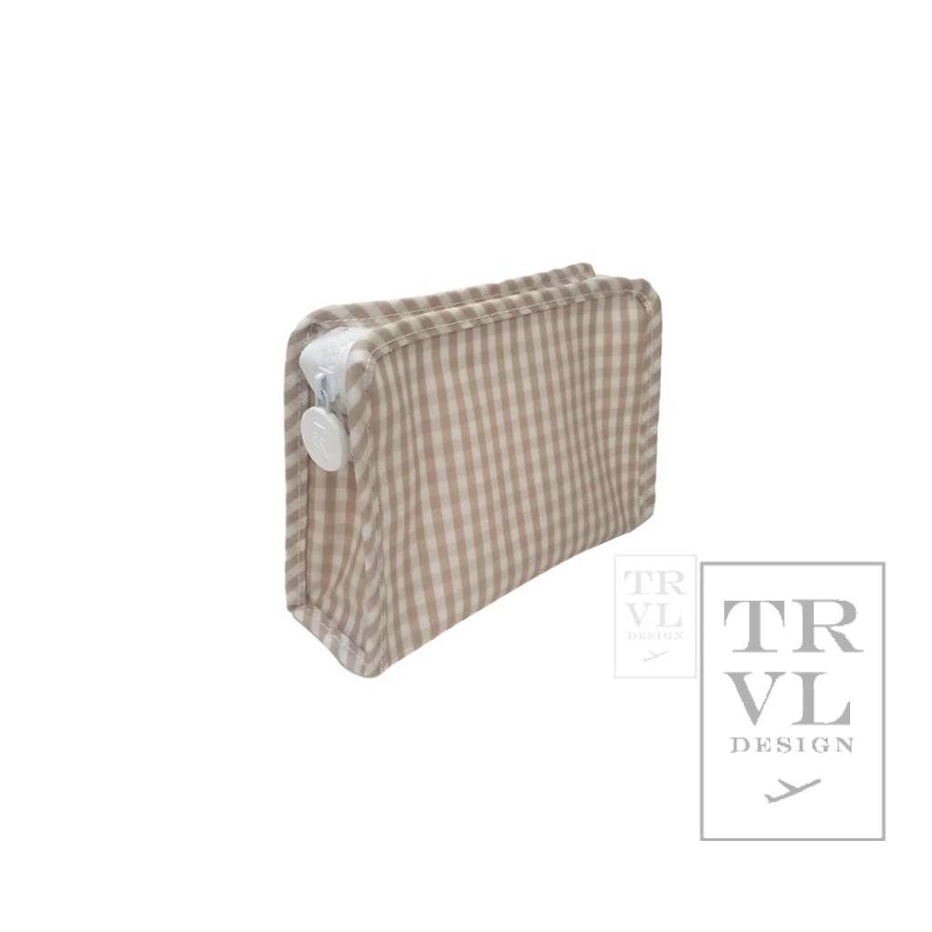 Roadie Small - Gingham Khaki