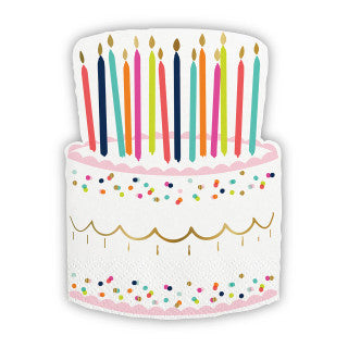 Shaped Napkins- Birthday Cake