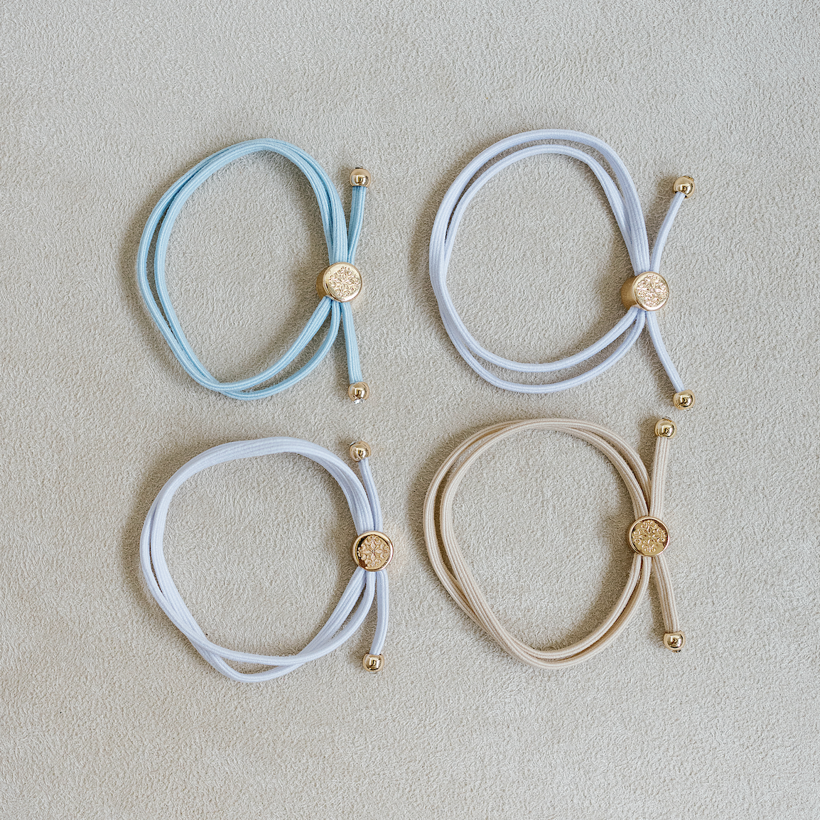Skinny Hair Tie Set - Bride To Be