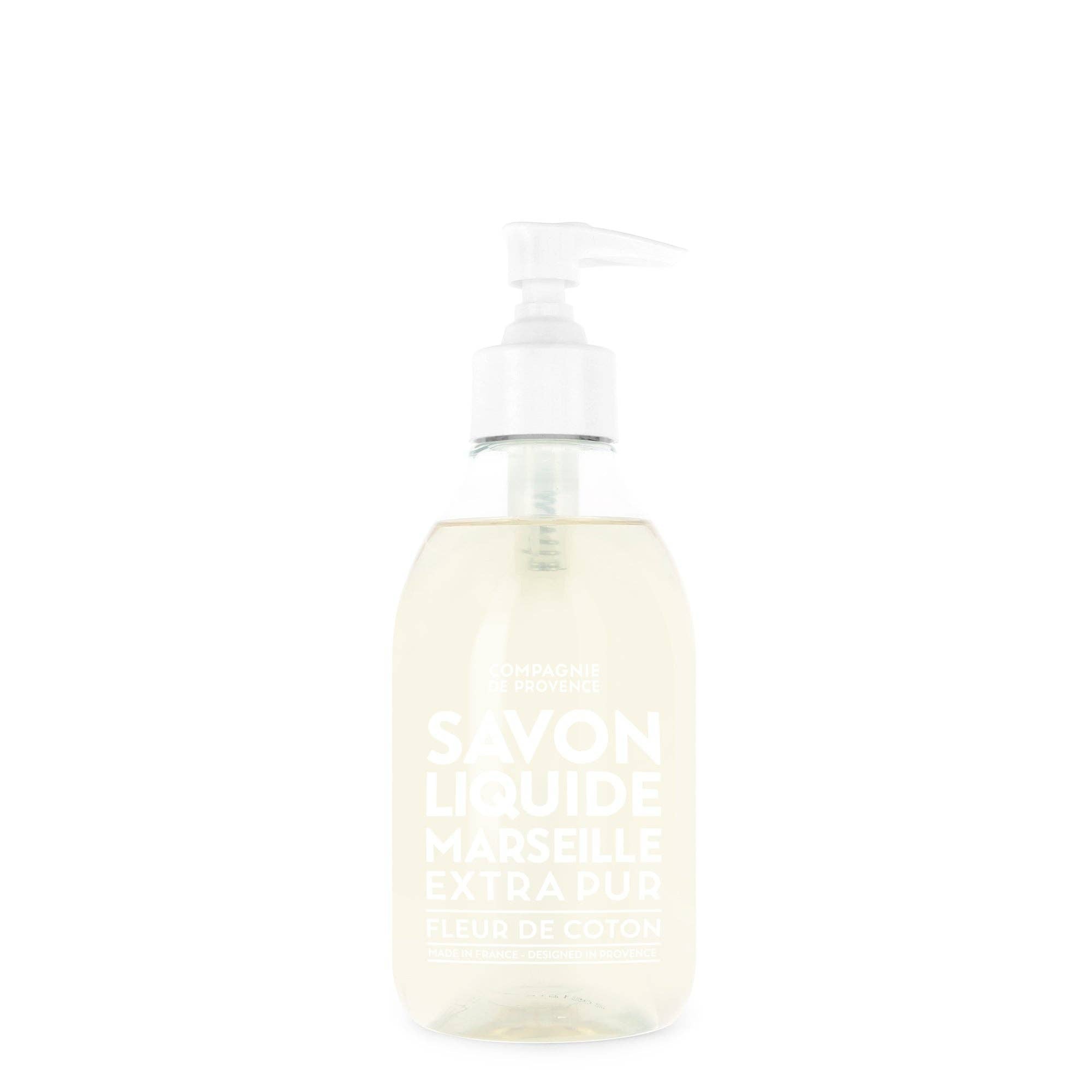 Liquid Marseille Soap Cotton Flower 10 fl oz Plastic