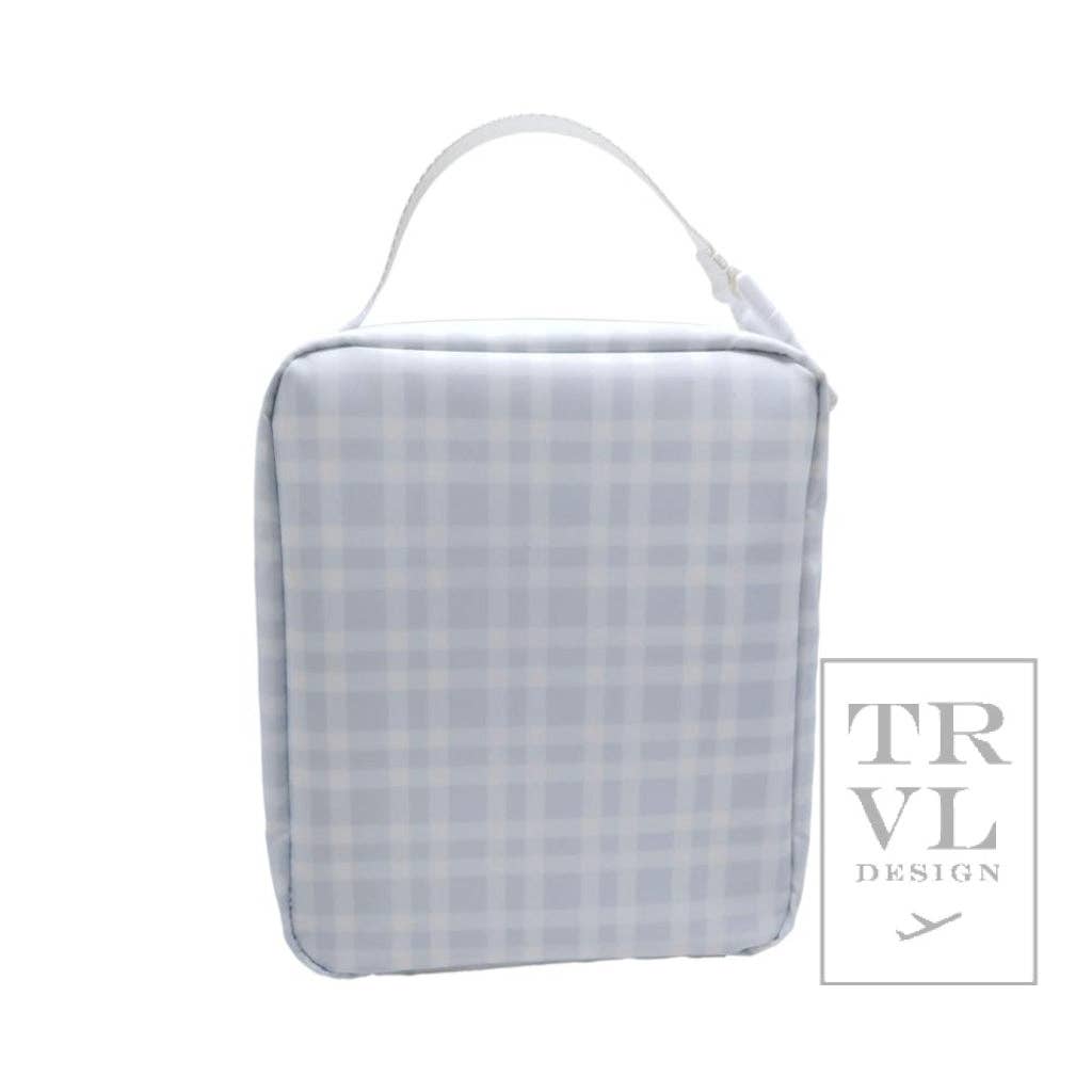 Lunch Box Insulated Lunch Bag - Pimlico Plaid Blue