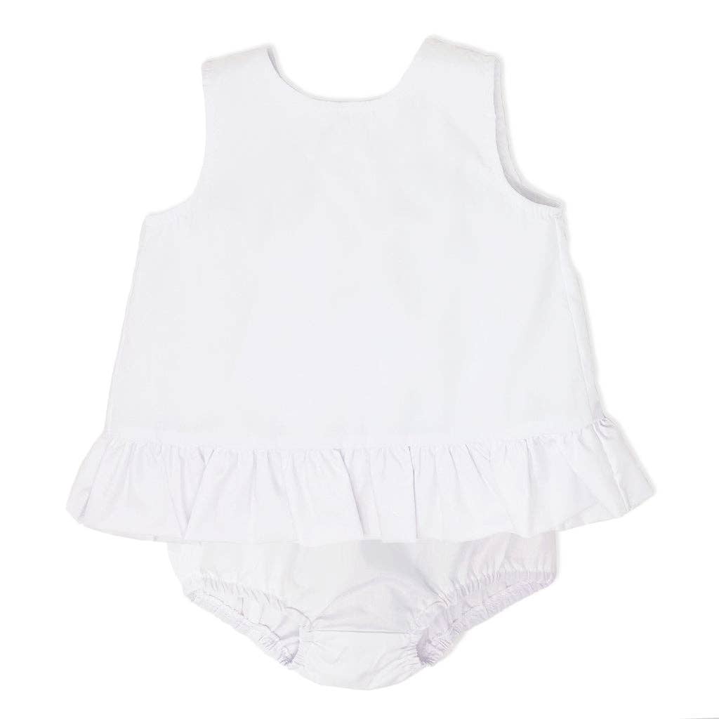 White Swing Top & Bloomers