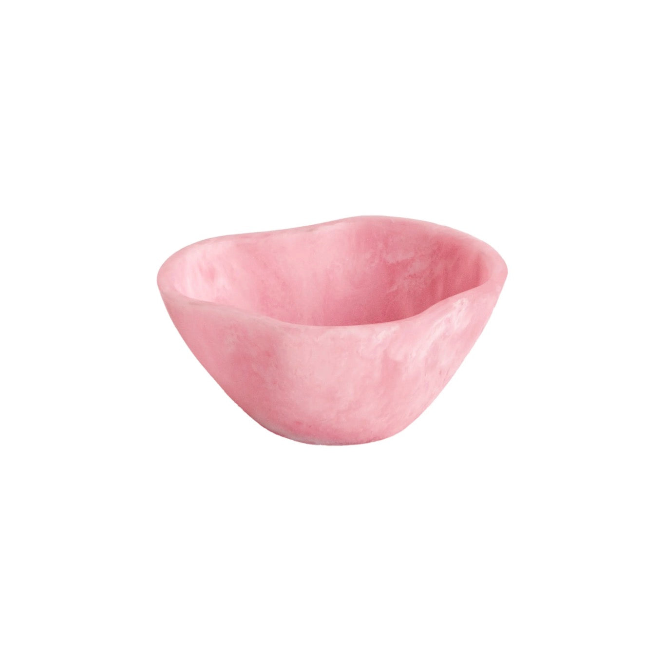 Raspberry Sorbet Mini Round Wavy Bowl