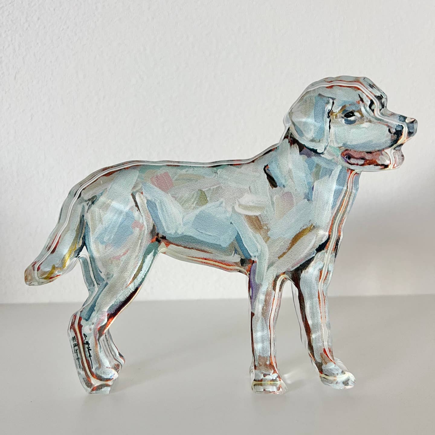 "White Lab" Acrylic Block