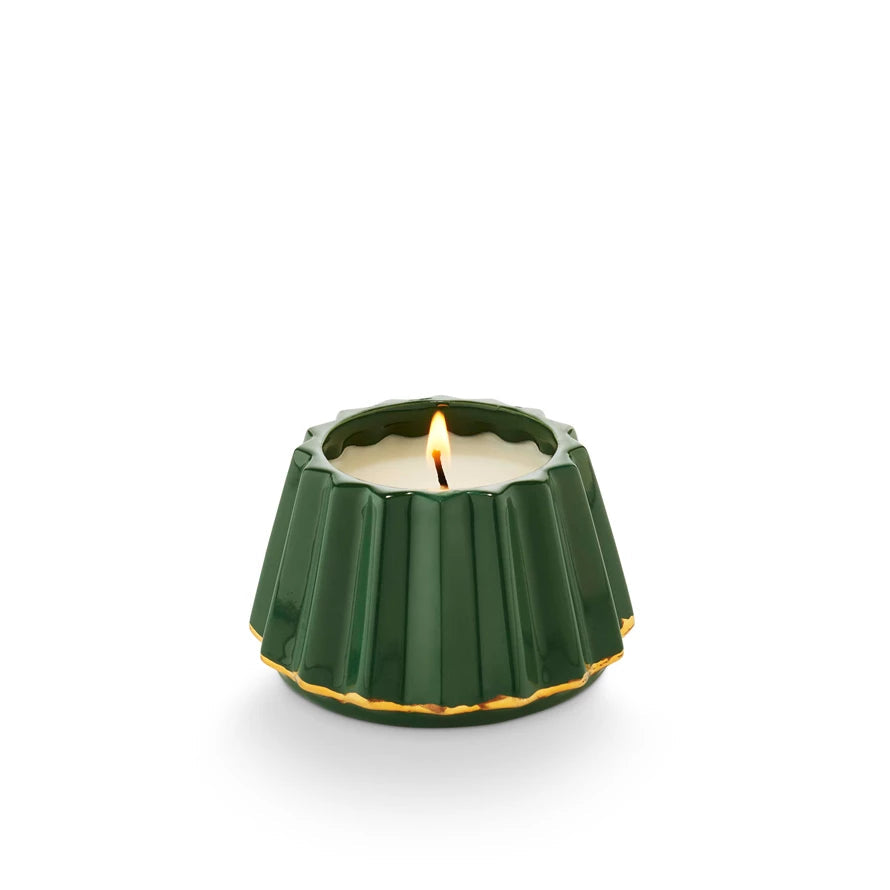 Vanilla Spruce Gilded Tree Candle