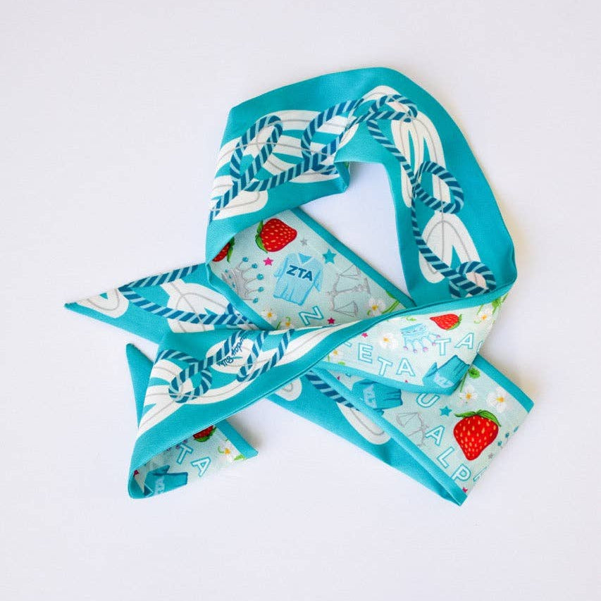 Zeta Tau Alpha Skinny Scarf