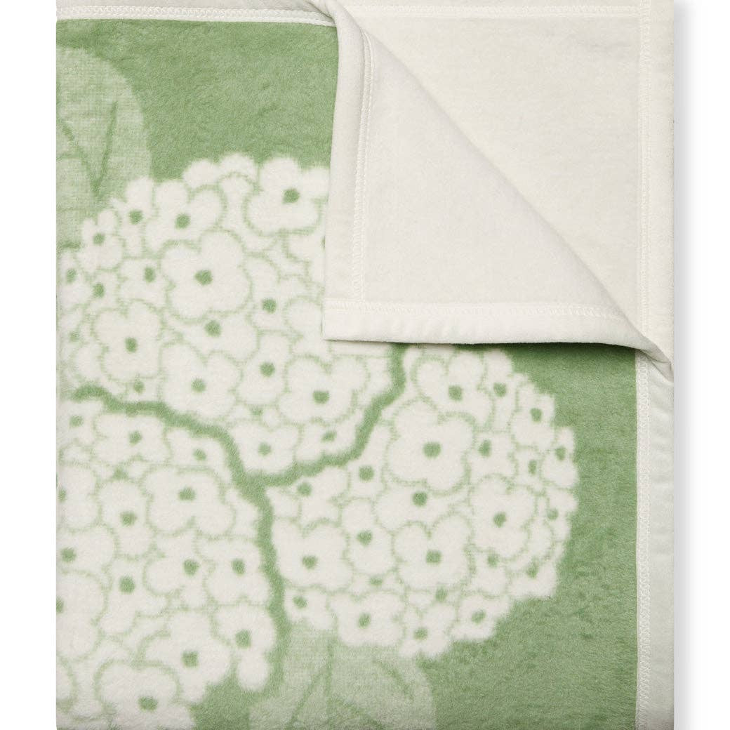 Hydrangeas Sage Blanket