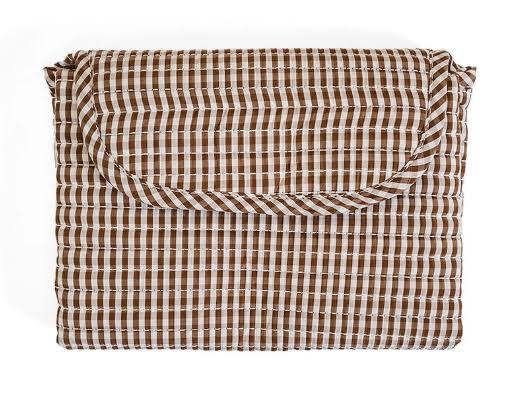 Quilted Changing Mat - Gingham Coco