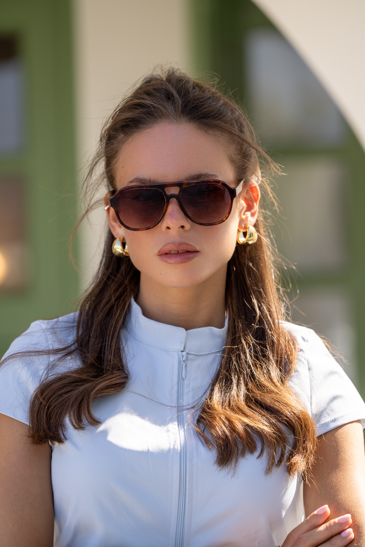 Rio Acetate Mens Womens Aviator Sunglasses
