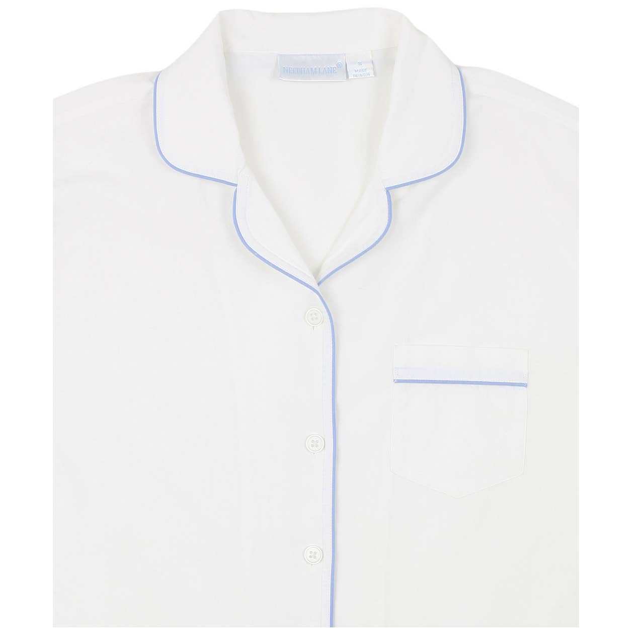 Logan Periwinkle Short Sleeve Shorty Pajamas