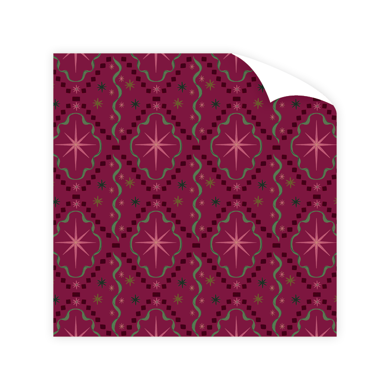 Retro Sparkle Wrapping Paper Roll