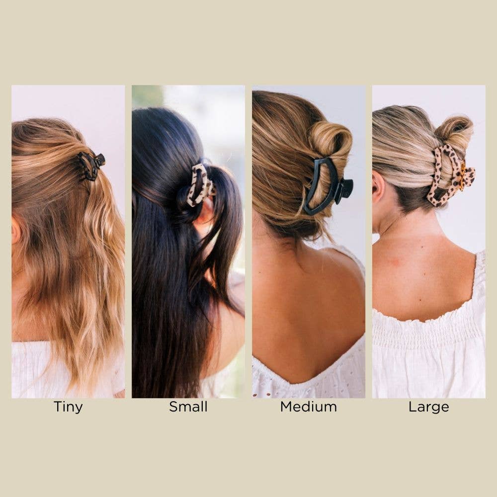 Open Hair Clip | Tiny | Coconut White