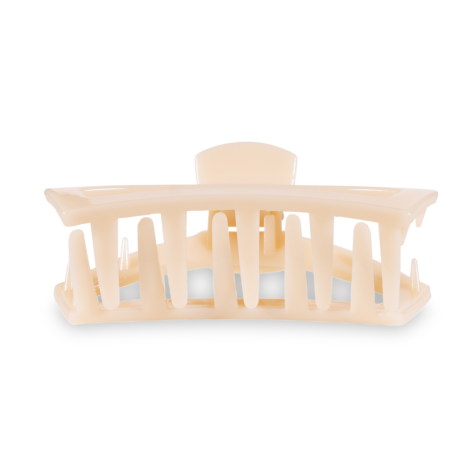 Open Hair Clip | Small | Almond Beige