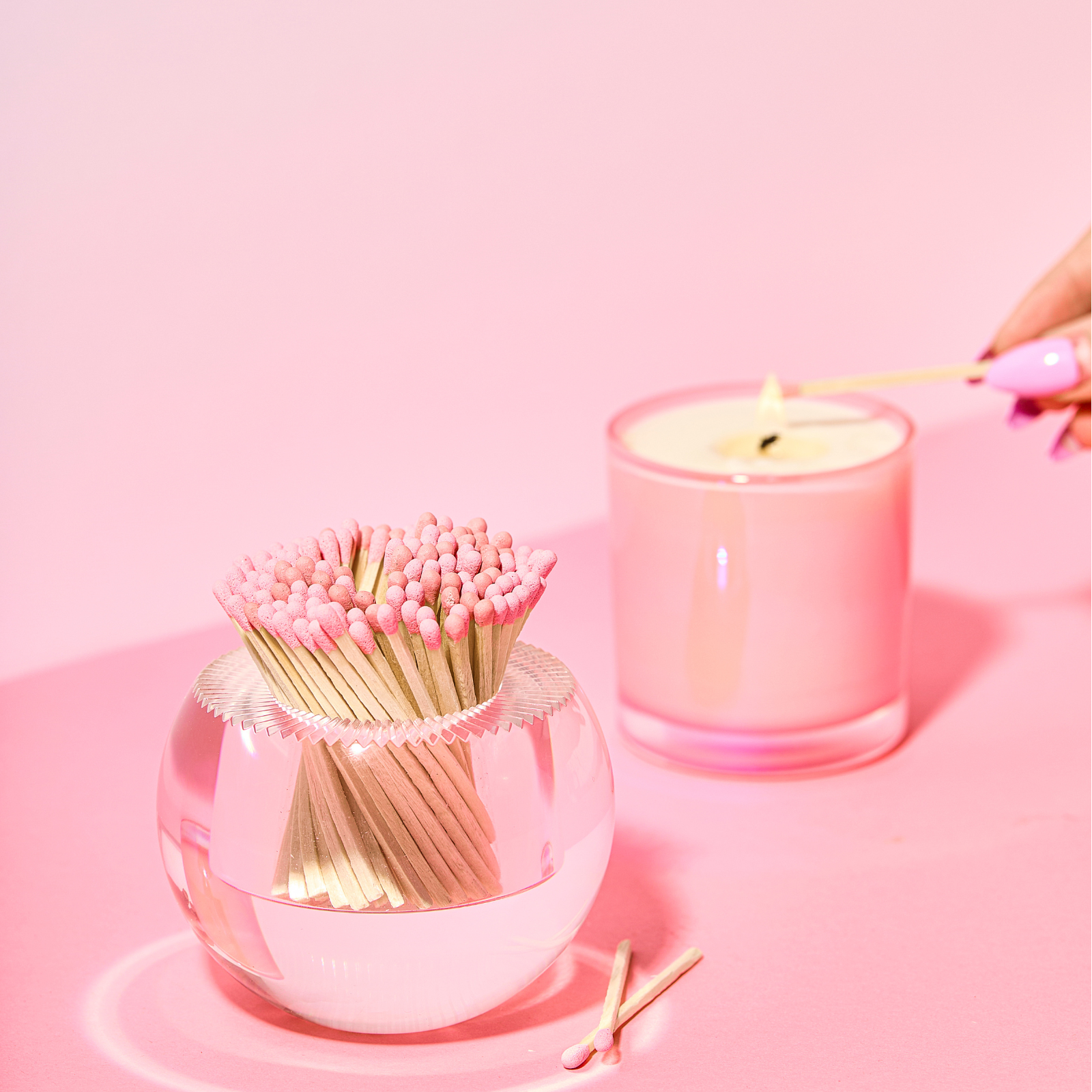 Match Striker - Light Pink Matches