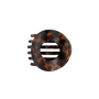 Tortoise | Medium | Flat Circle Hair Clip