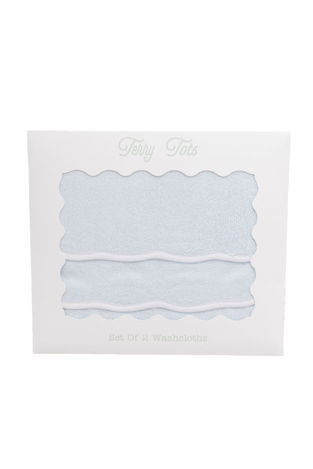 Wash Cloth Set Of 2 - Blue Terry