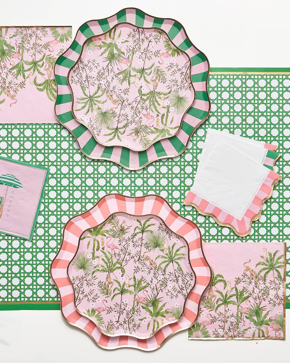 Palm Beach - Dessert Paper Plates - Party Plates