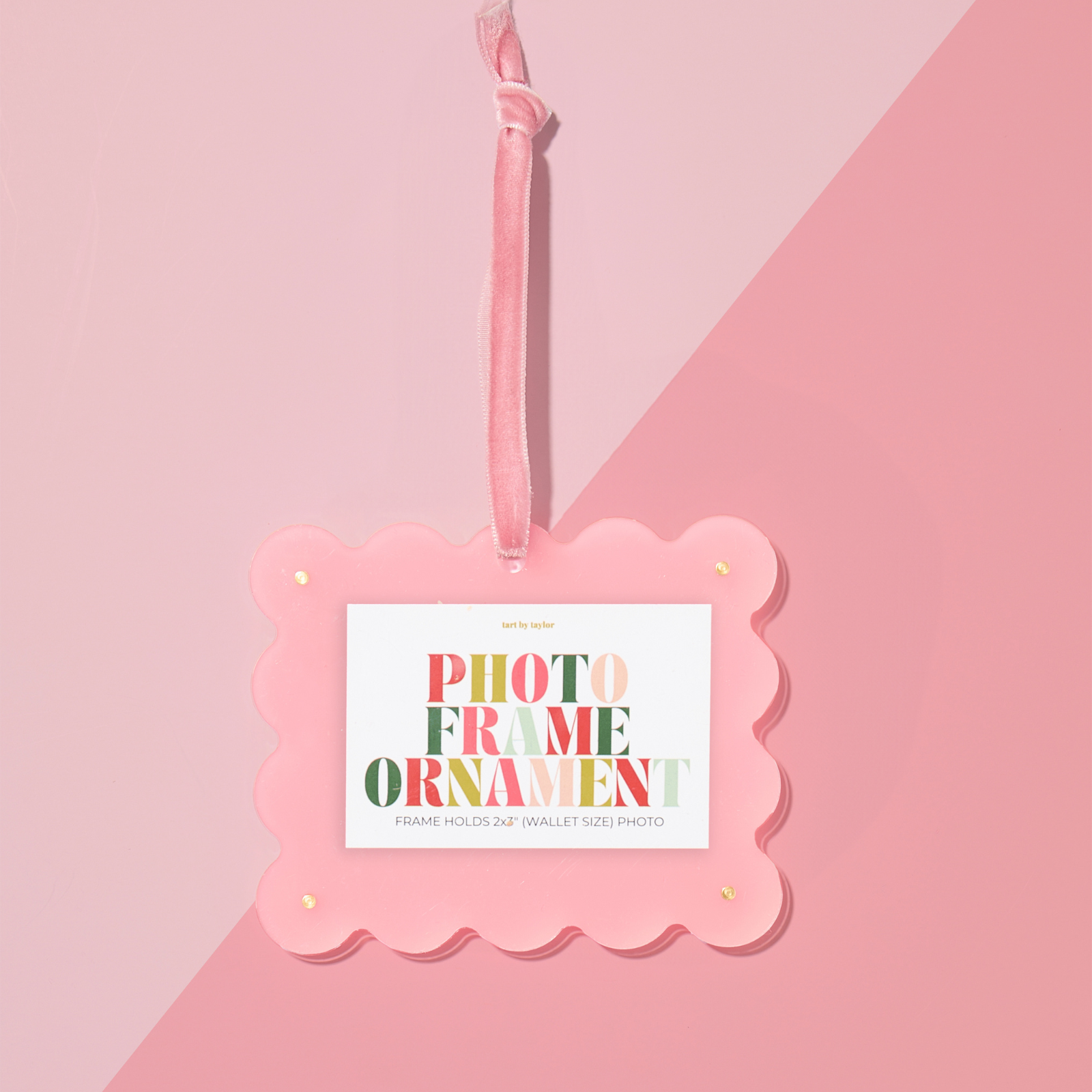 Light Pink Mini Frame Ornament