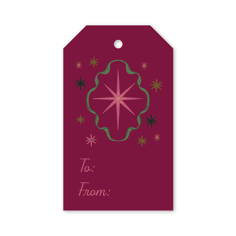 Retro Sparkle Gift Tags