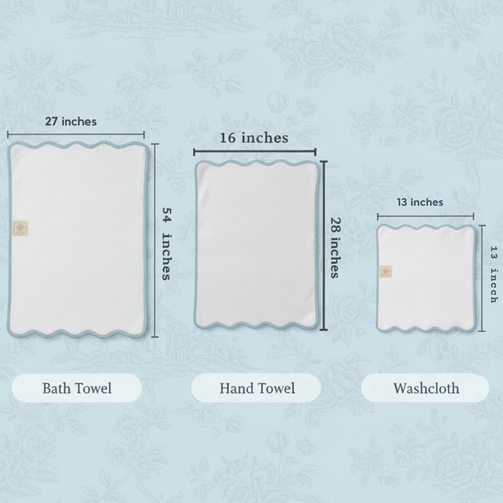 Wash Cloth Set of Two