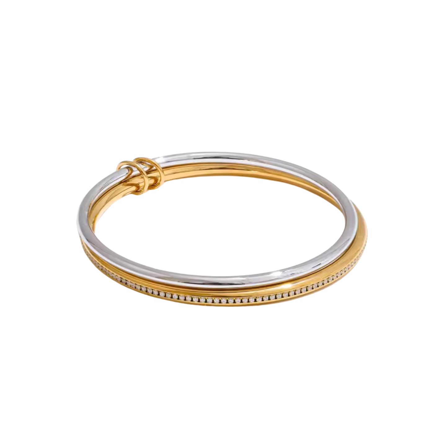 Ella Two Toned Bangle