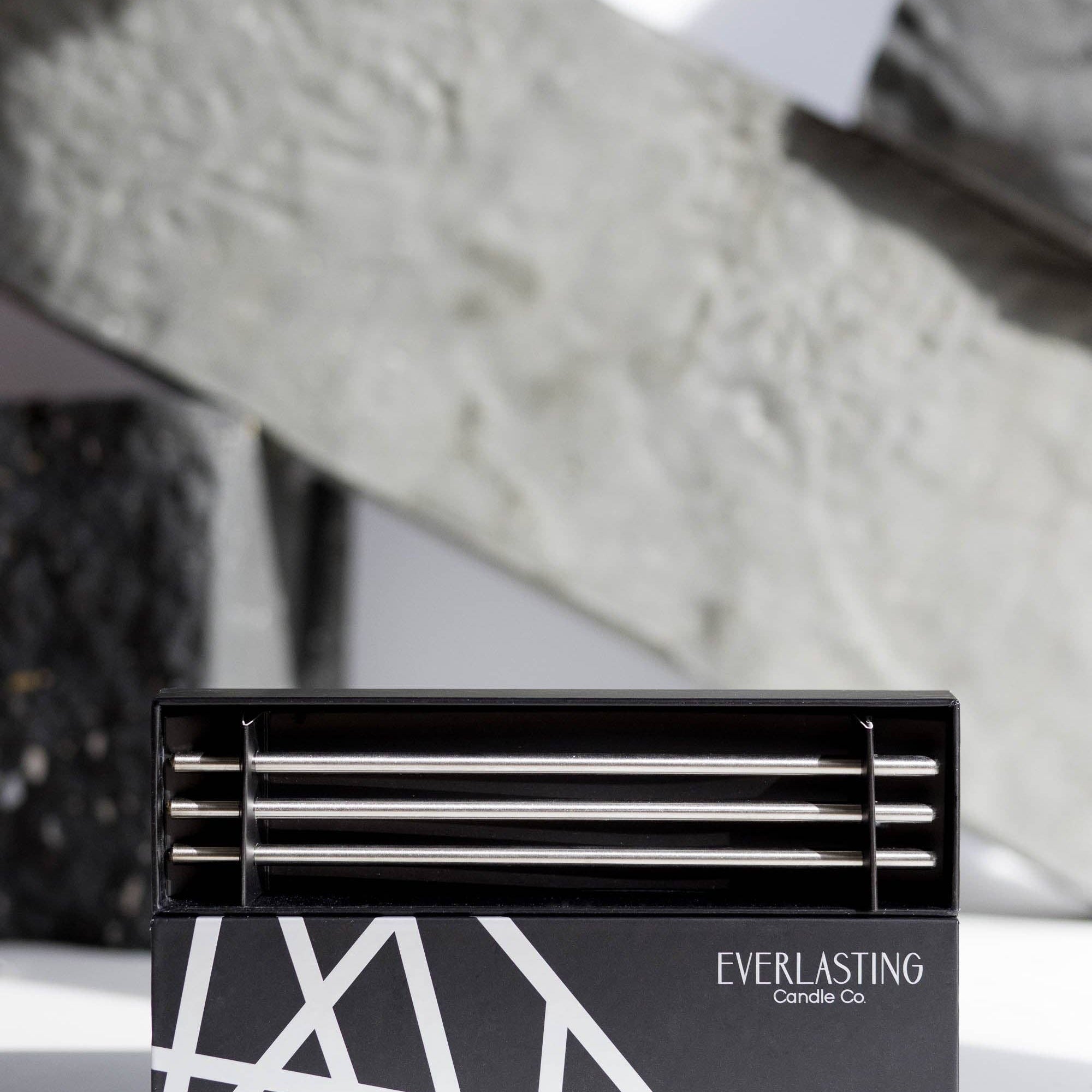 Silver Everlasting Candle – Reusable Steel Candles