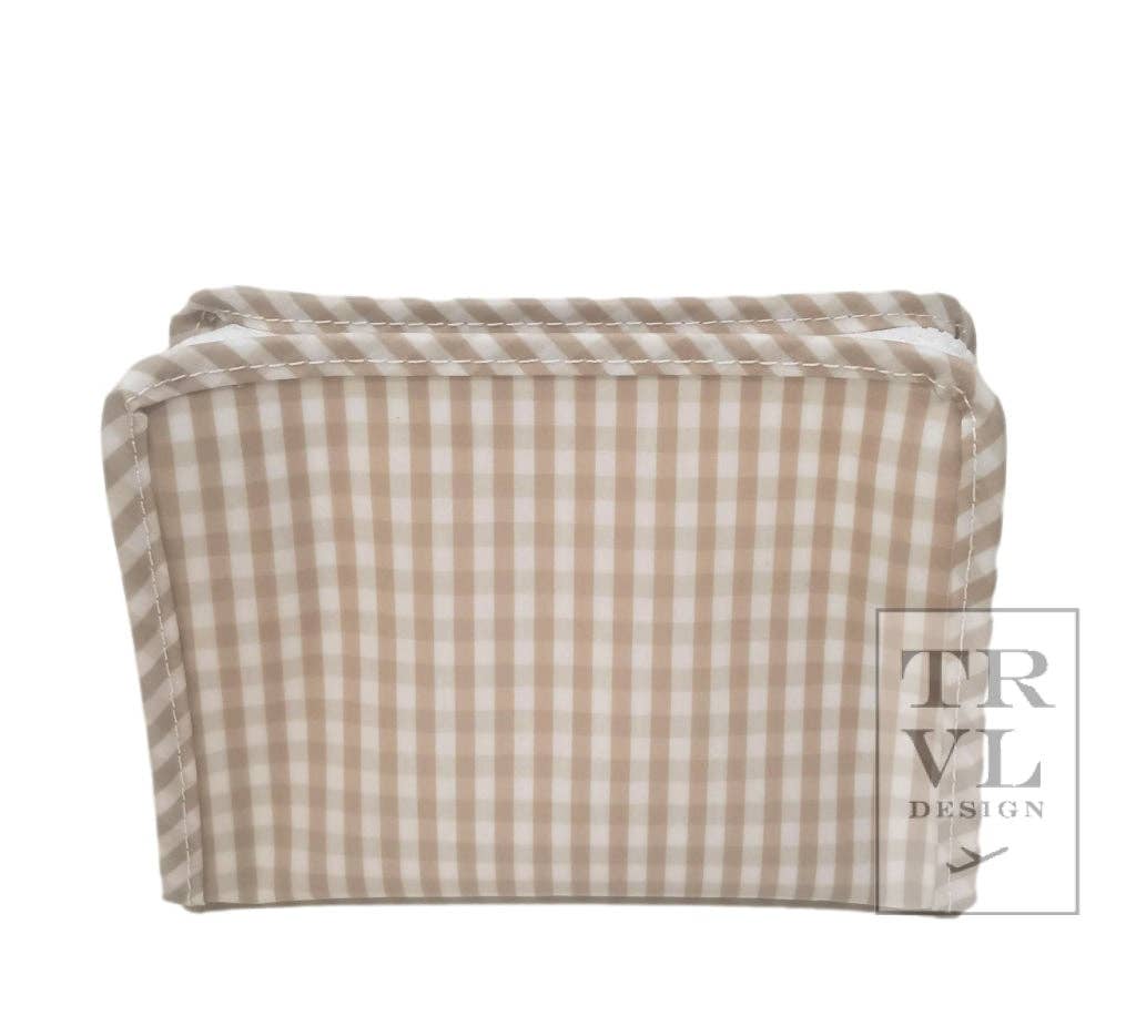 Roadie Small - Gingham Khaki