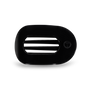 Round Flat Hair Clip | Med. | Jet Black