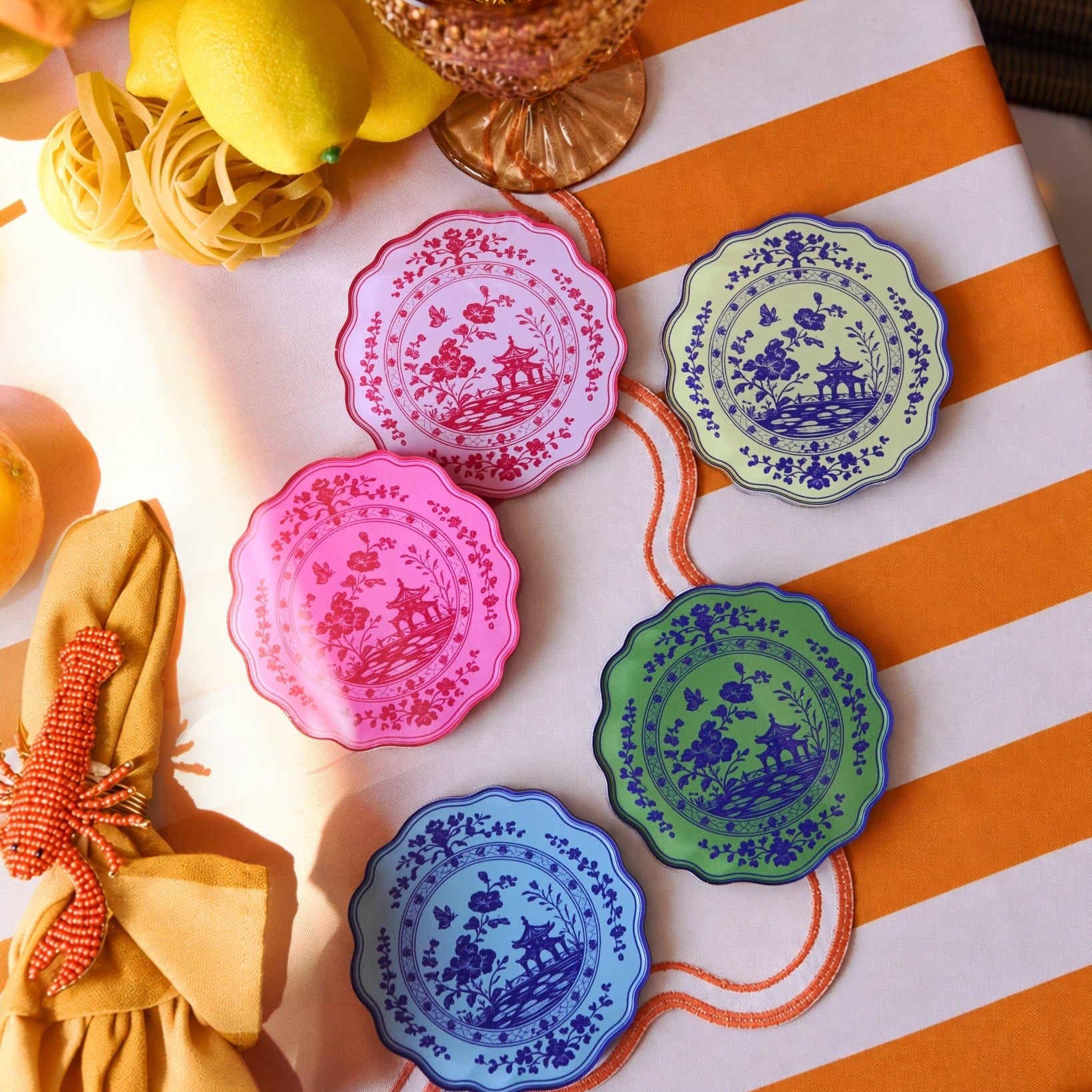 Garden Party Coasters | Set of 5