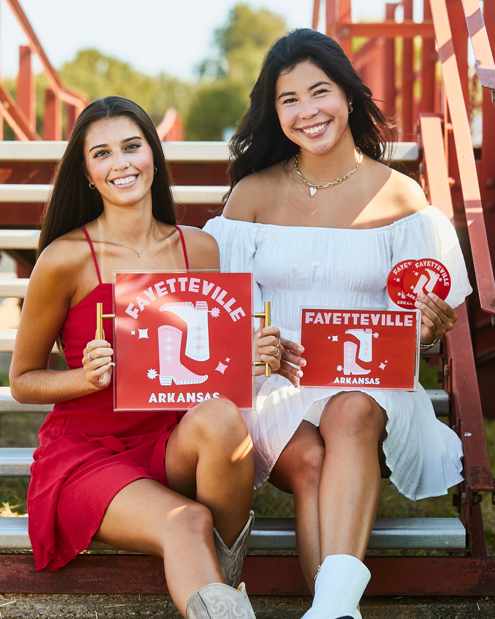 Fayetteville, Arkansas Acrylic Drink Coaster