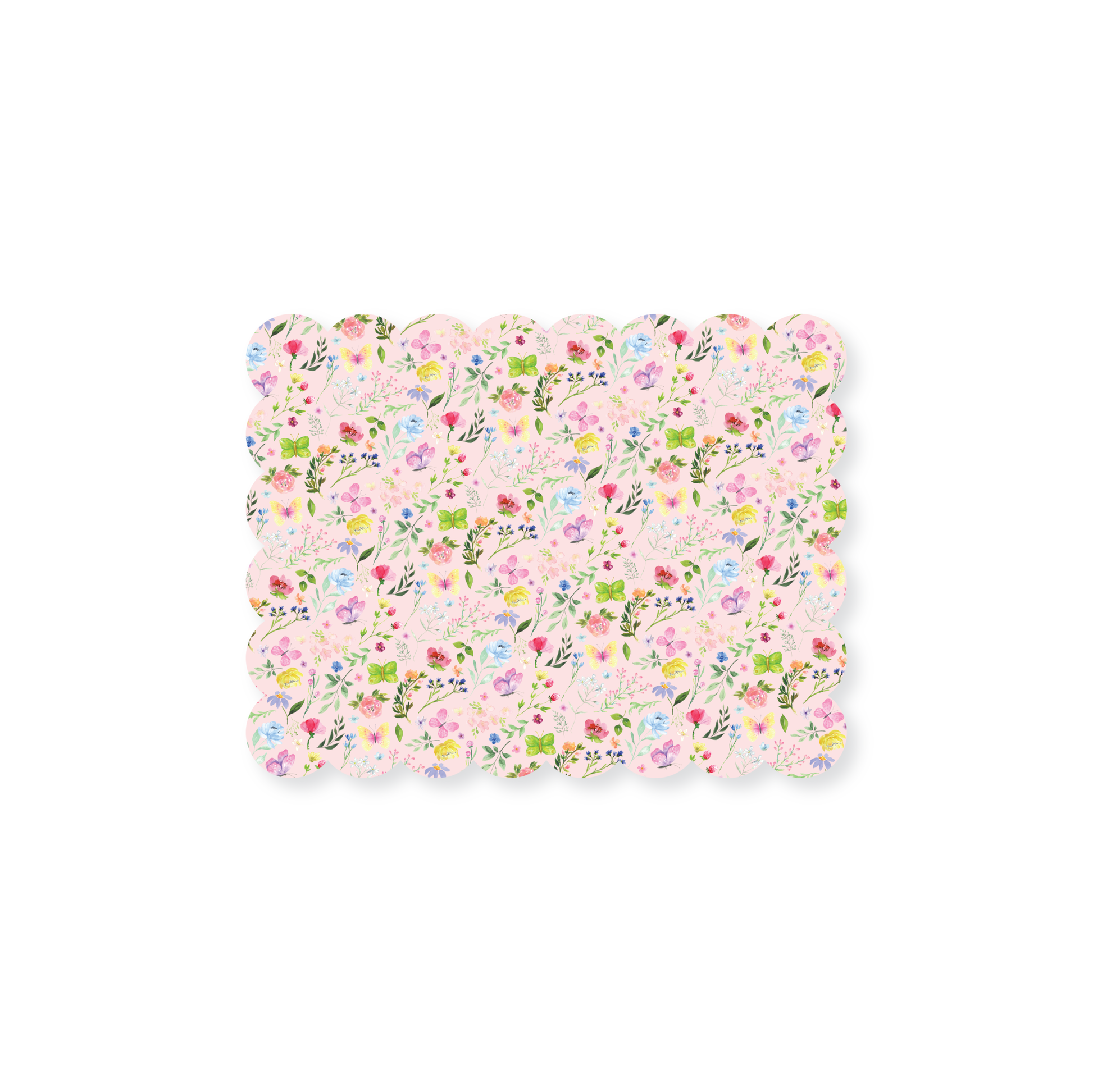 Wildflower Scallop Stationery