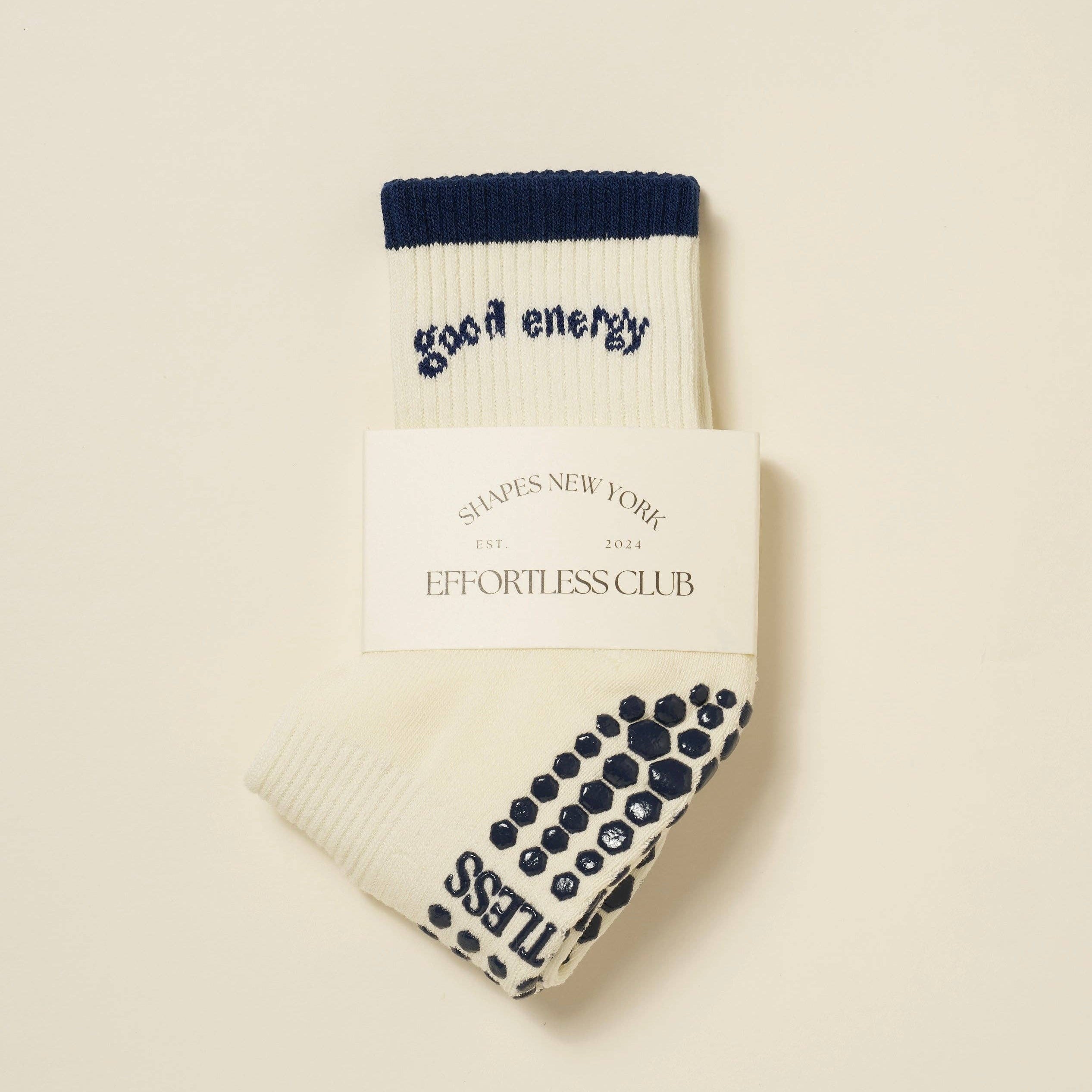 Good Energy Grip Sock [Navy]
