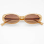 Mimi Acetate Oval Sunglasses