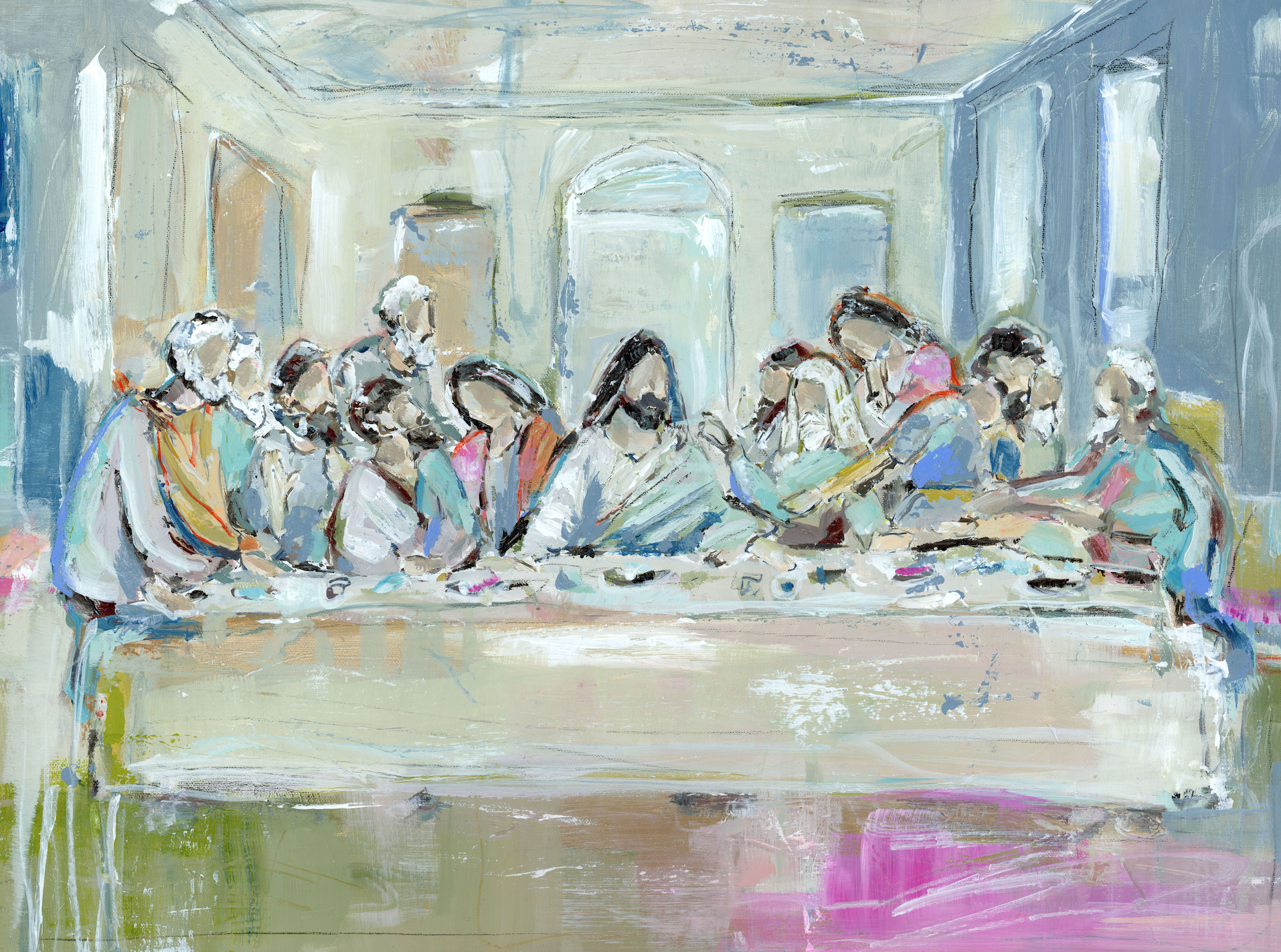 "Legacy Meal II" on paper