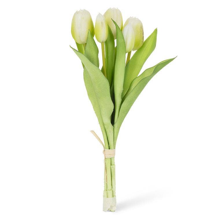 Lifelike 5 Stem Tulip Bunch-12"H