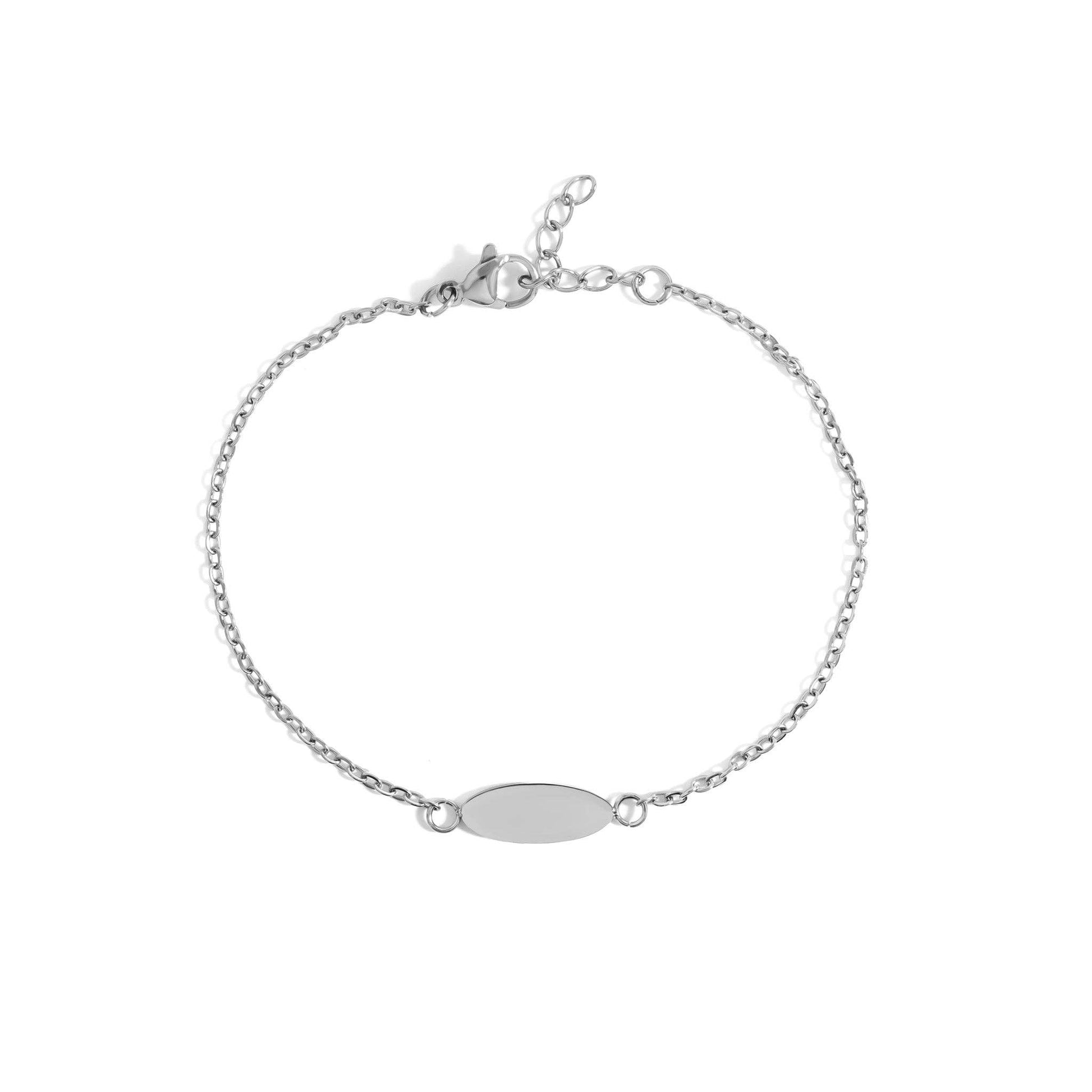 18K Gold PVD Stainless Steel Blank Bracelet