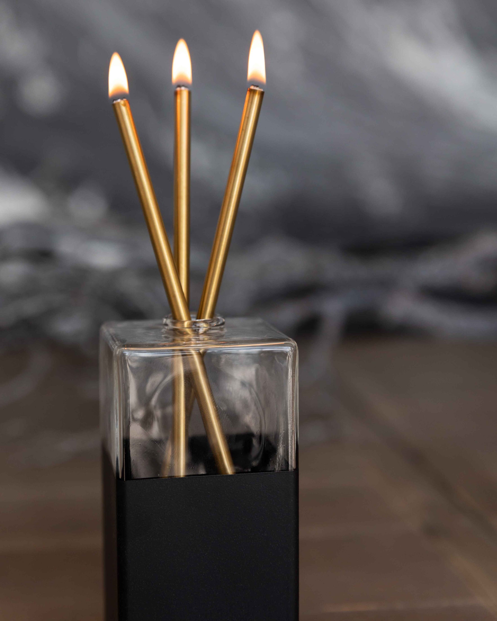 Gold Everlasting Candle – Reusable Steel Candles [x1 Pack]