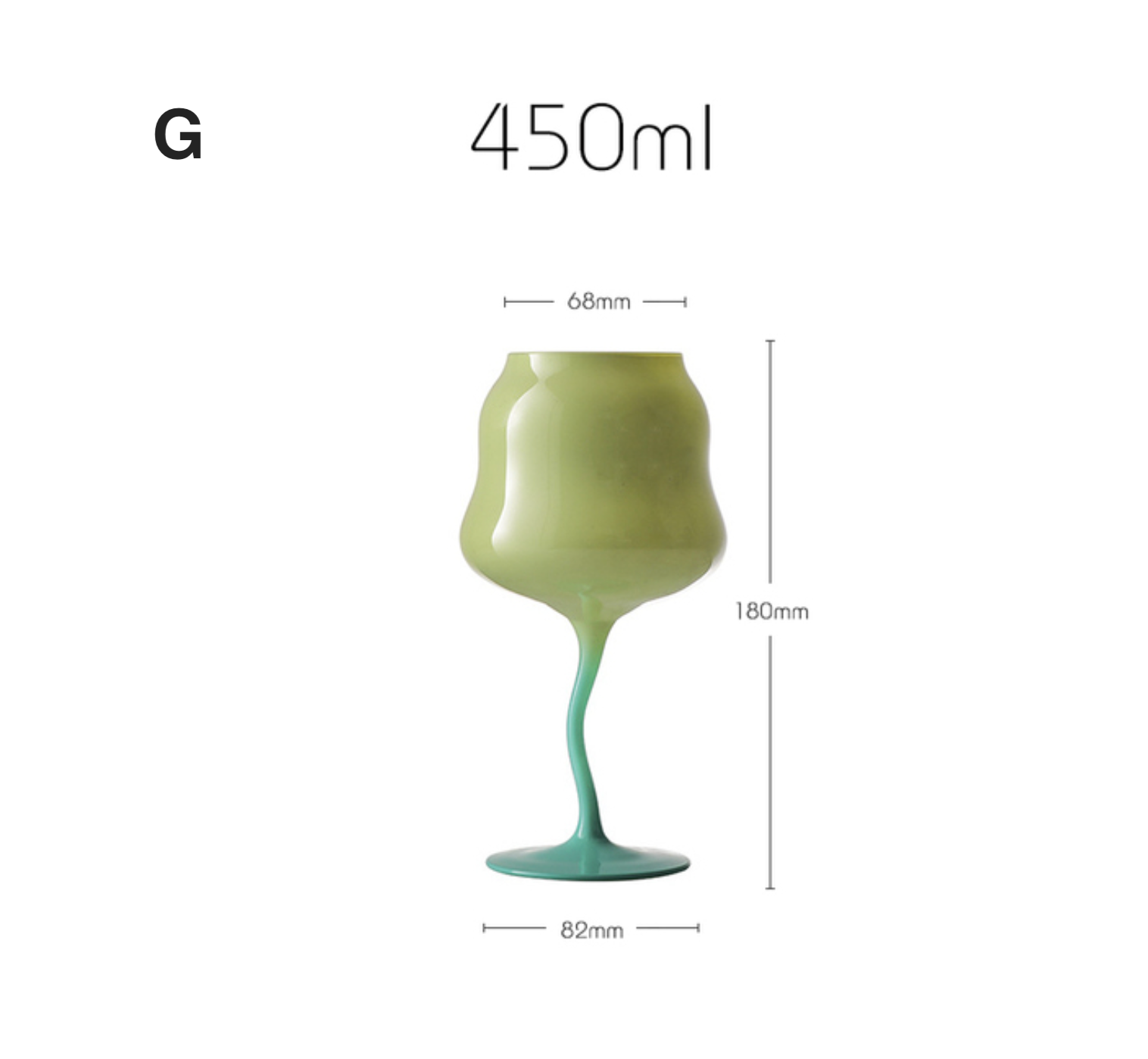 Retro Crystal Wine Glass