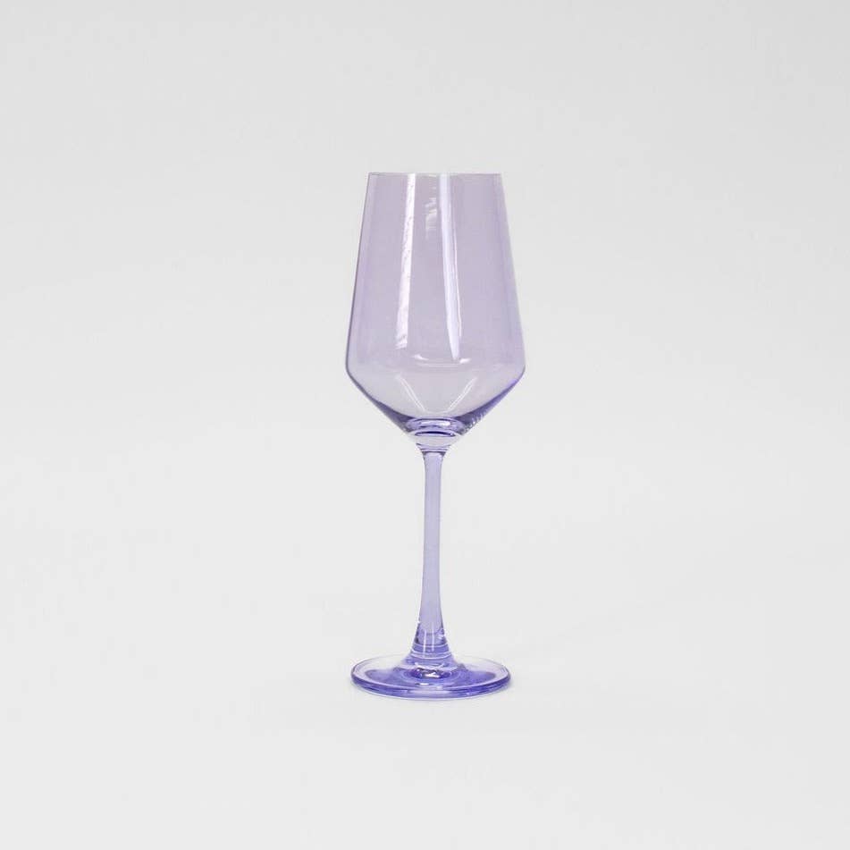 Lady Lavender - Colored Wine Glass