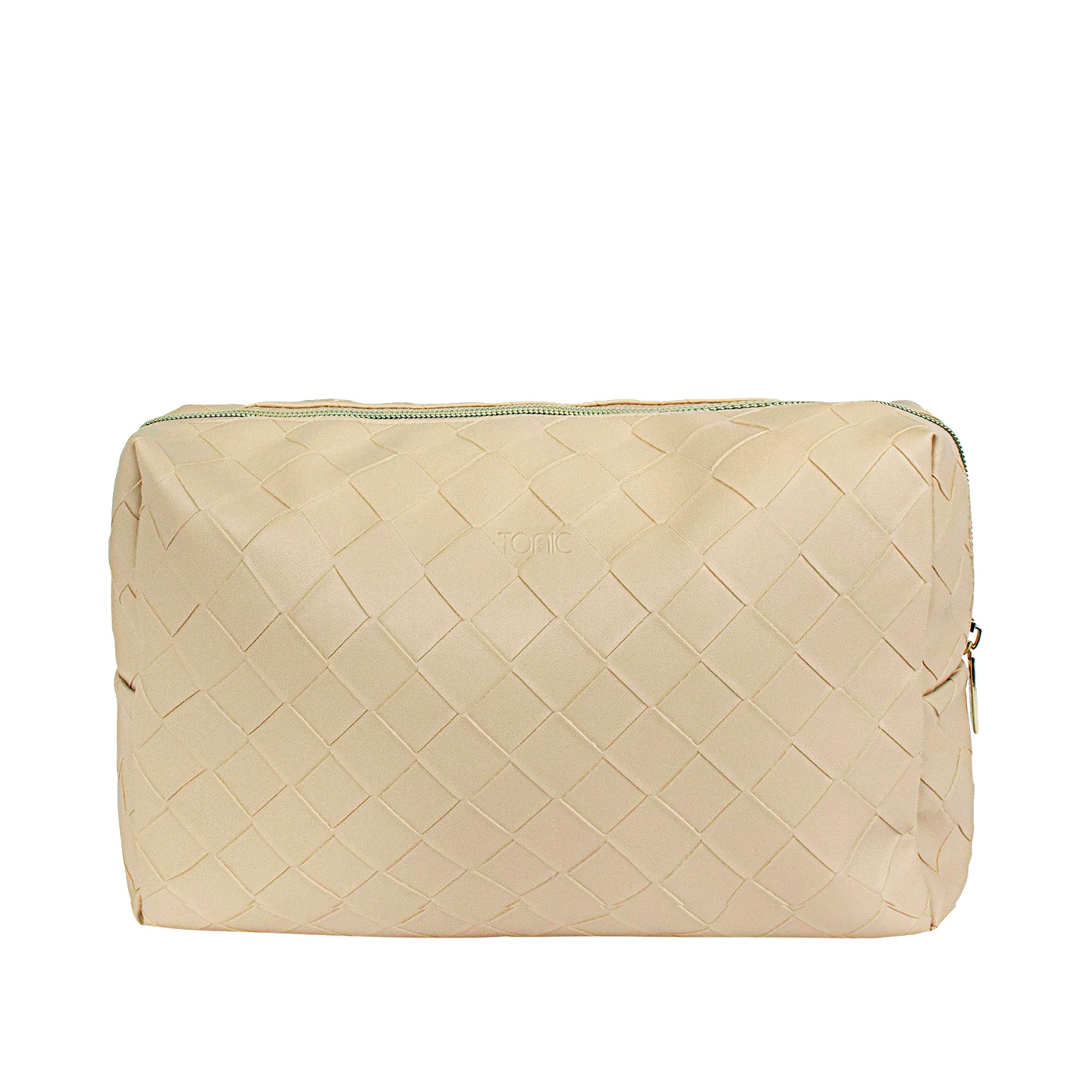 Woven Large Cosmetic Bag