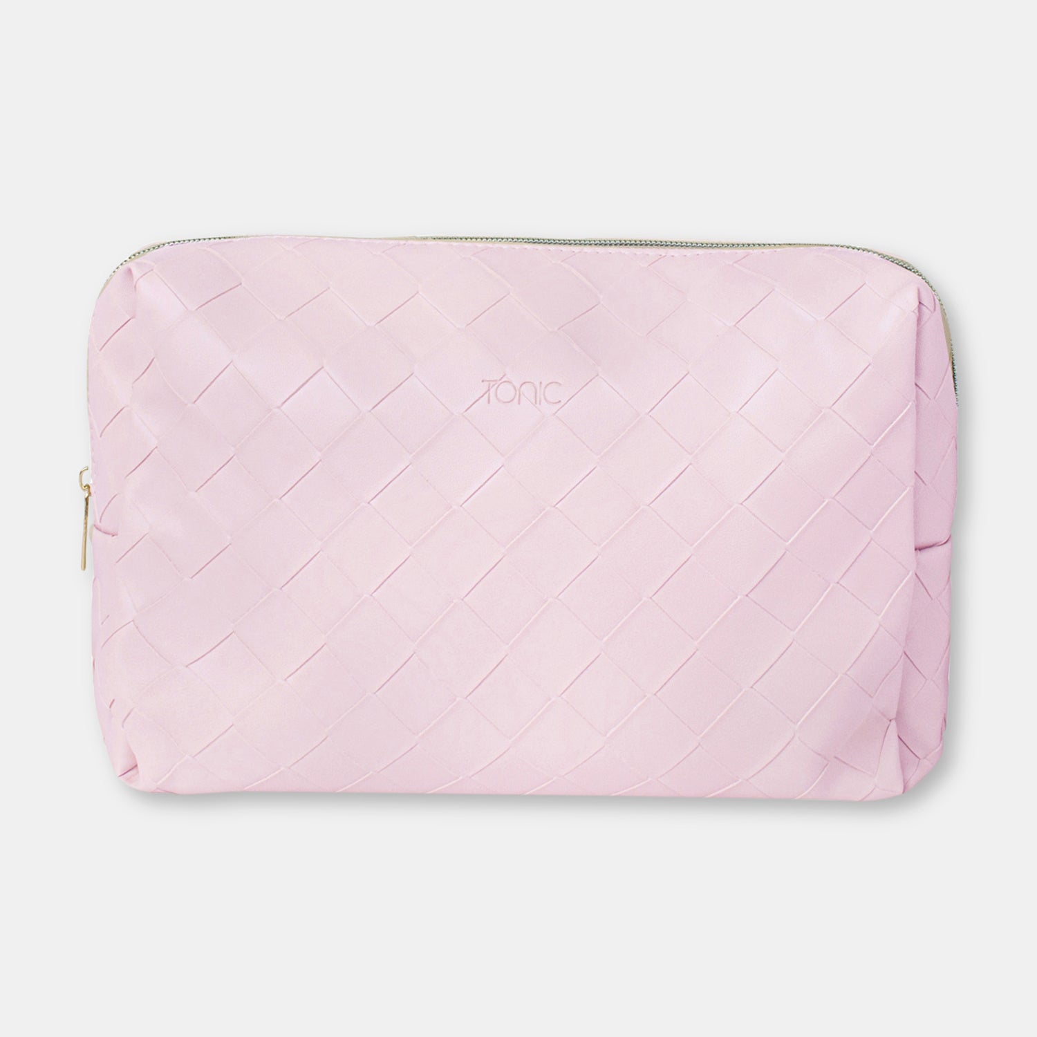 Woven Large Cosmetic Bag