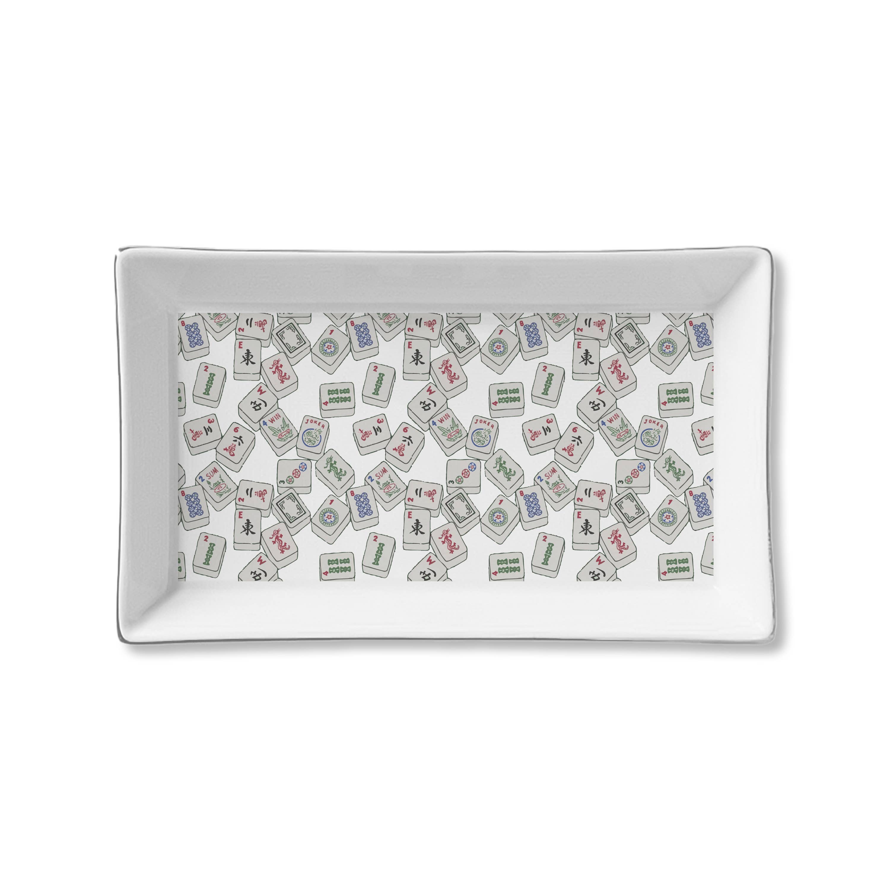 Ceramic Tray- Mahjong