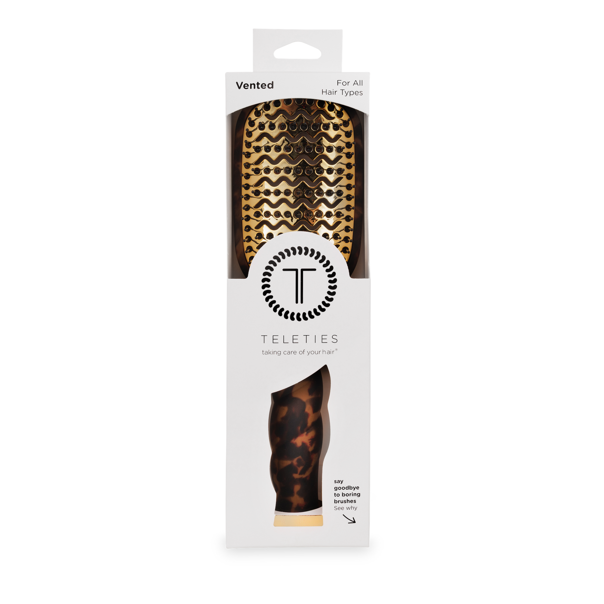 Vented Hair Brush | Tortoise