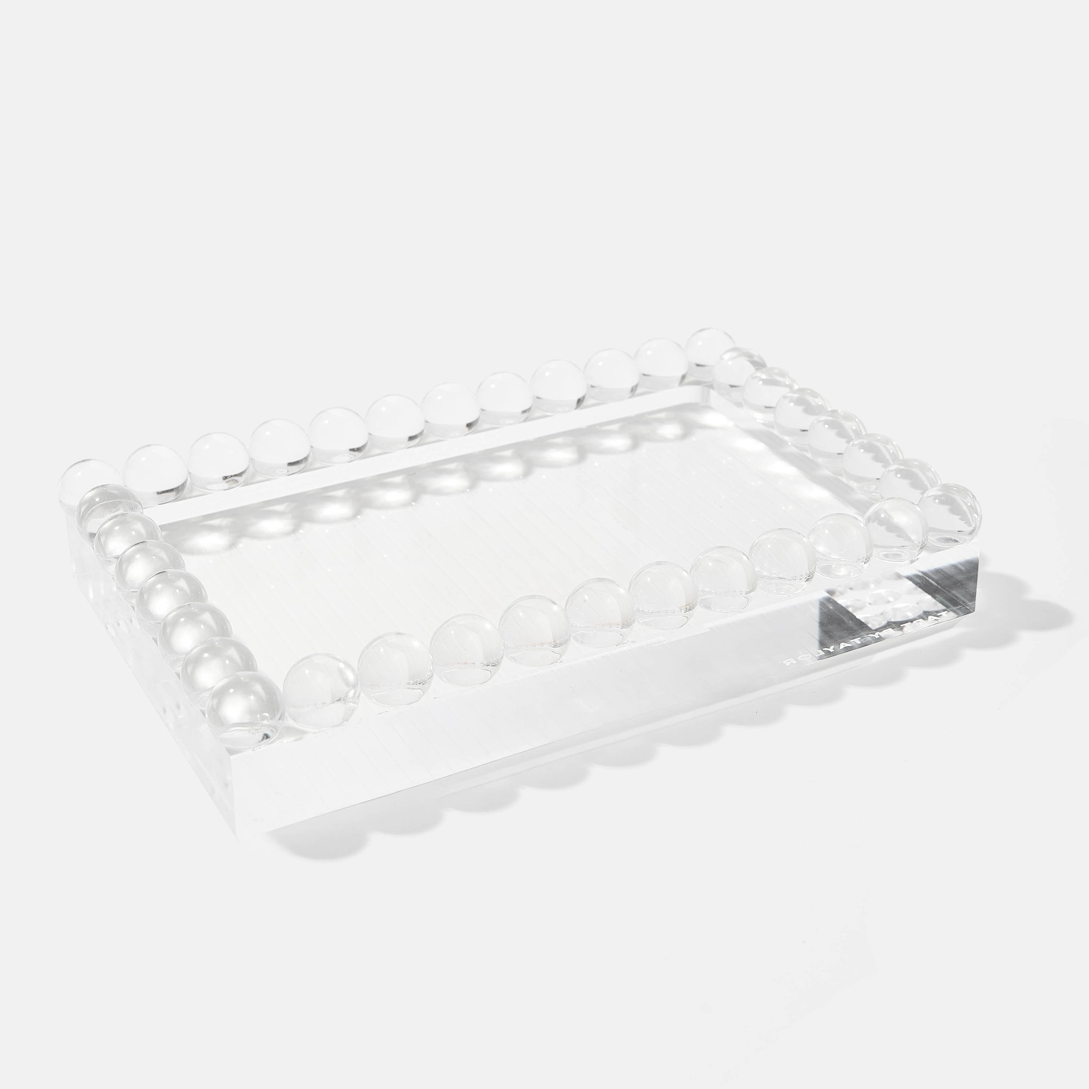 Medium Bubble Lucite Tray