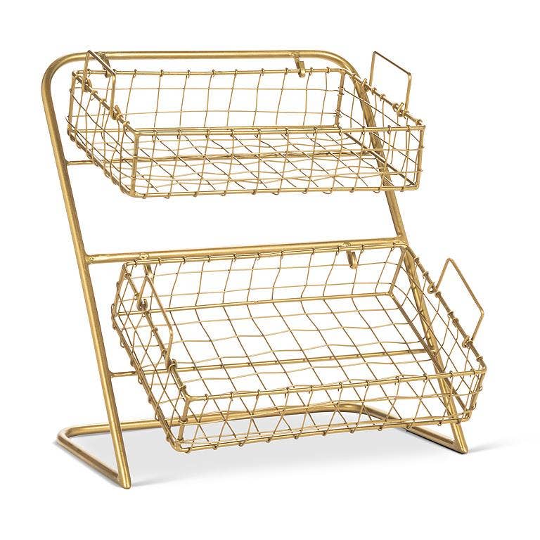 Storage Stand with 2 Trays-14"H