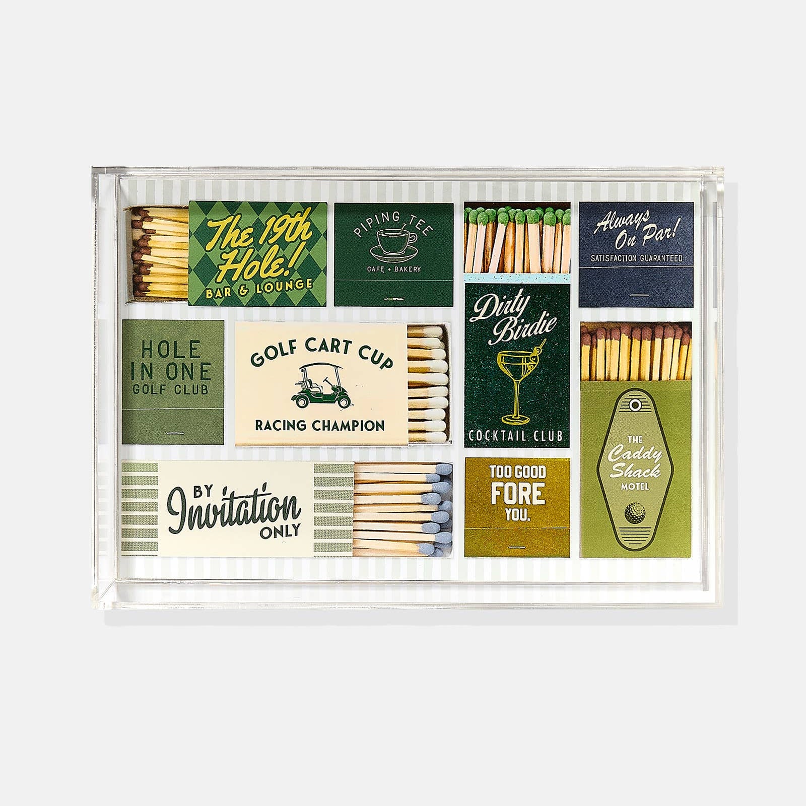Golf Matchbook Small Tray