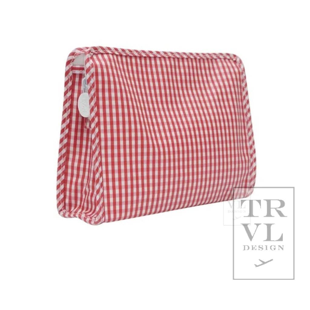Roadie Large - Gingham Red *trvl Deal
