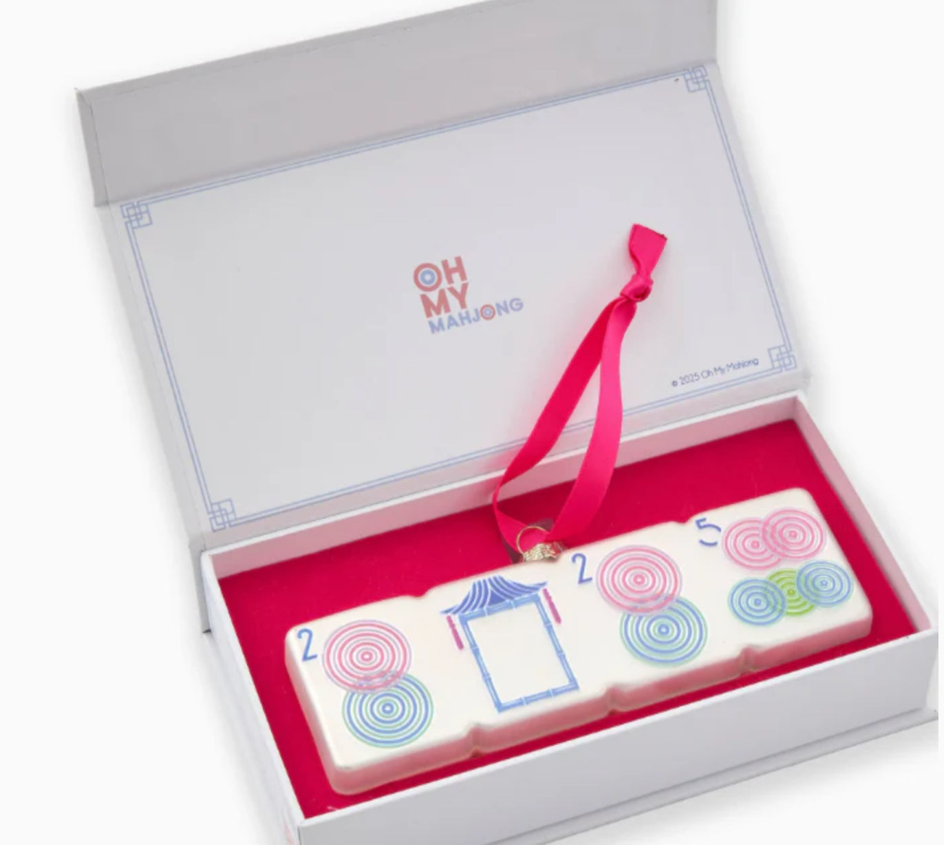 Luminaire Mahjong Tile Ornament